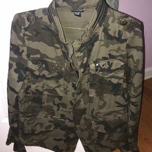 Camo Print Jacket